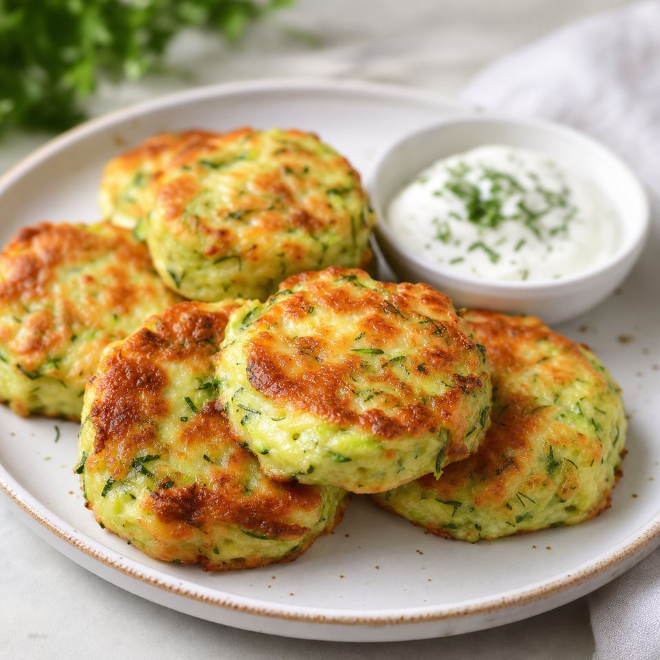Кабачковые котлетки с сыром